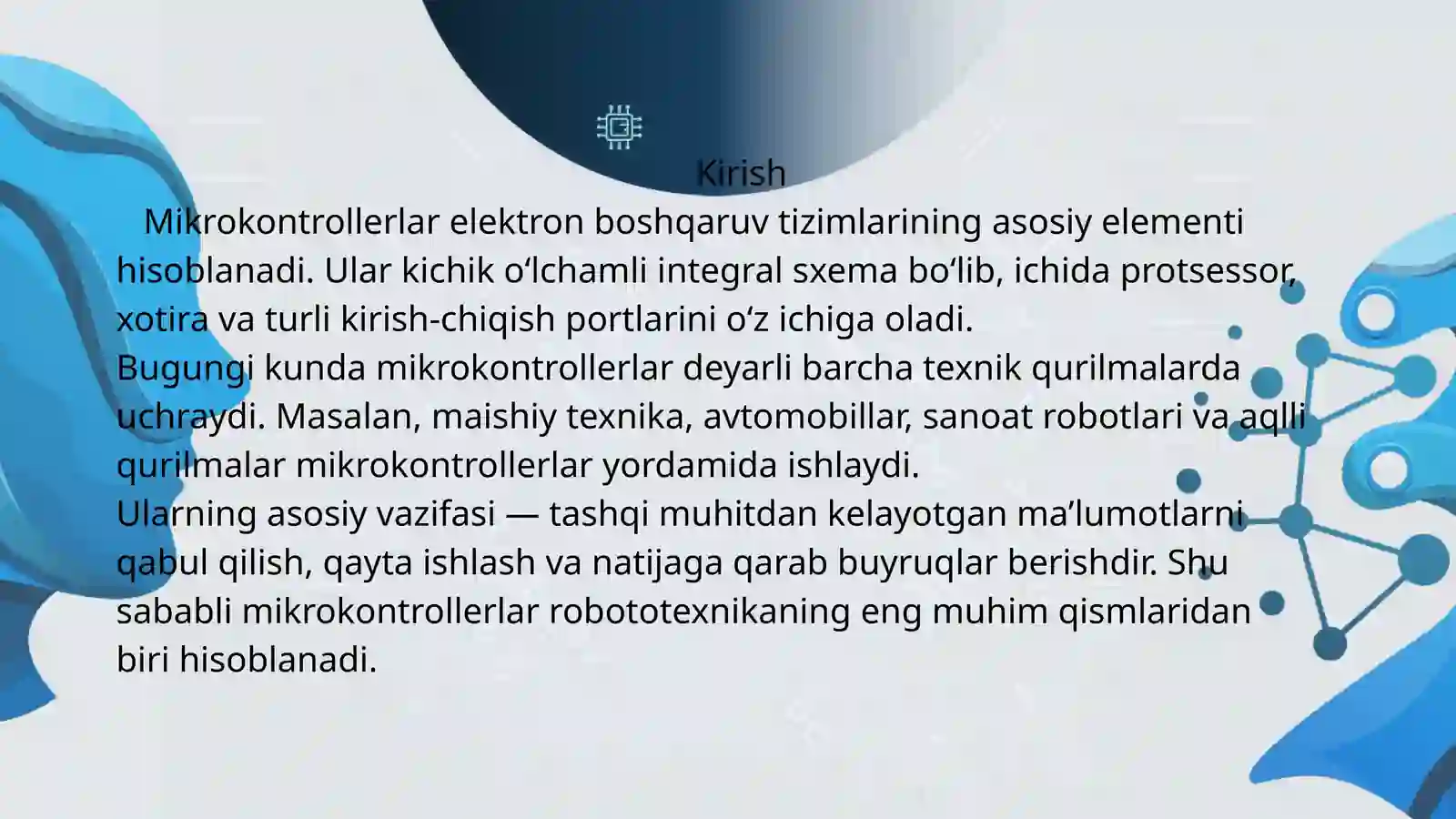 Mikrokontrollerlarni o‘rganish 2