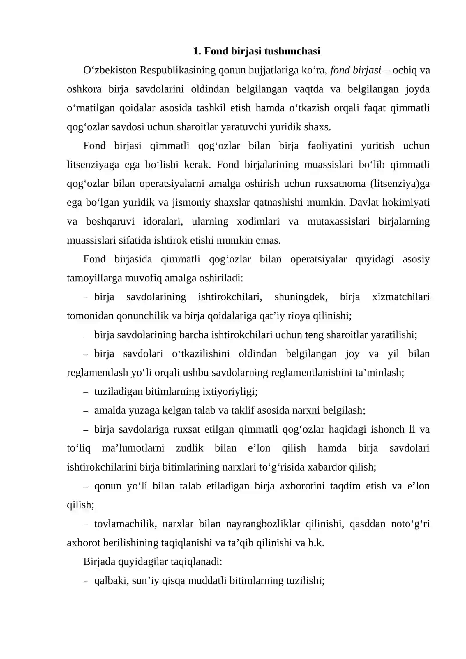 Fond birjasining tashkiliy tuzilmasi 2