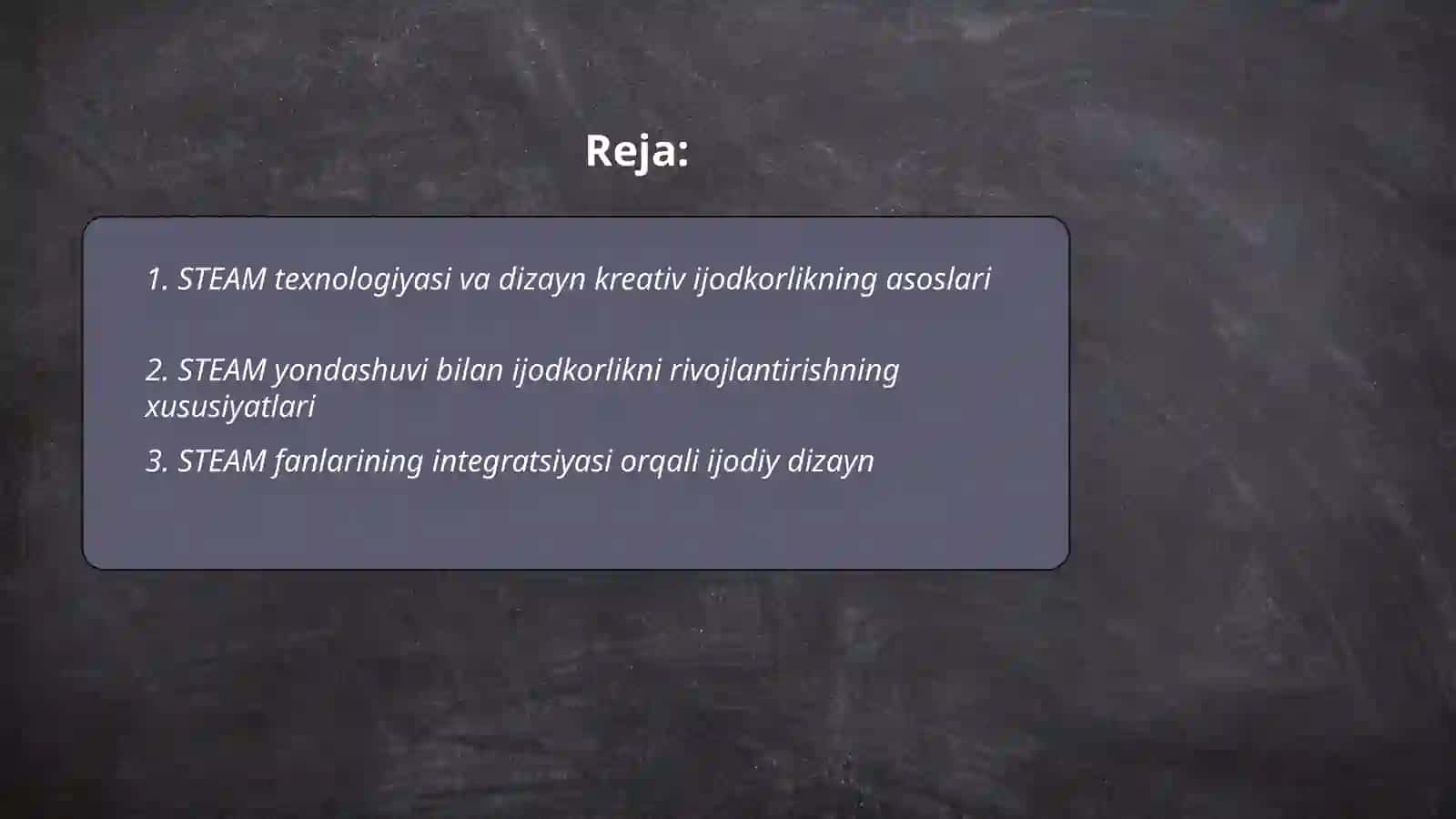 STEAM texnologiyasi va dizayn kreativ ijodkorlikning asoslari 2