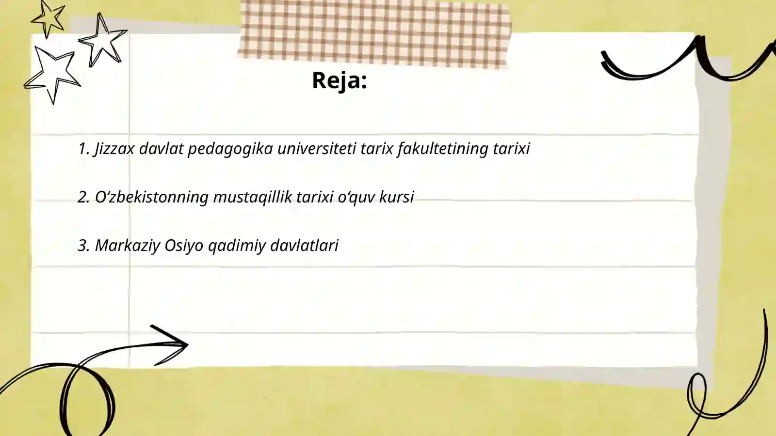 Jizzax Davlat Pedagogika Universiteti Tarix Fakulteti 2