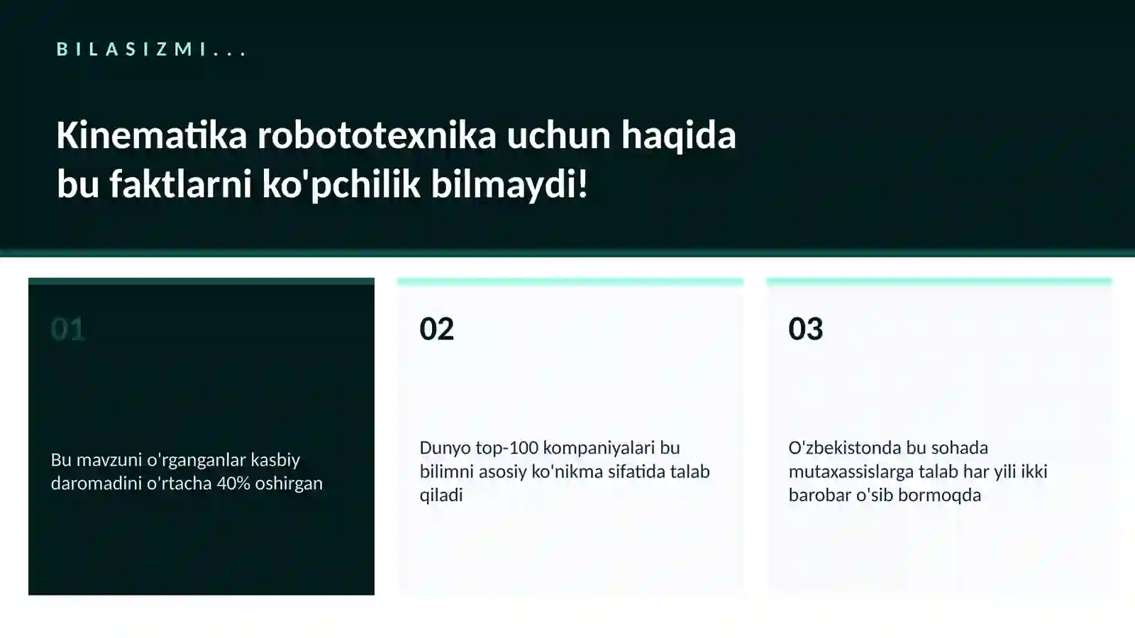 ROBOTOTEXNIKA VA AVTOMATLASHTI 2