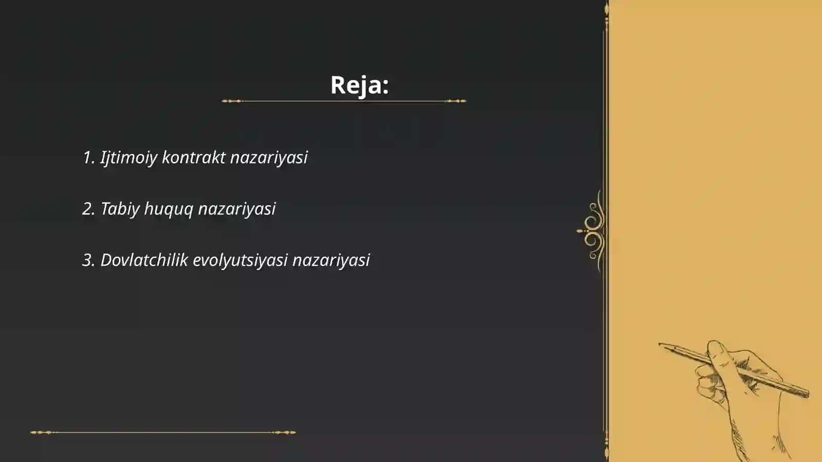 Ijtimoiy kontrakt nazariyasi 2
