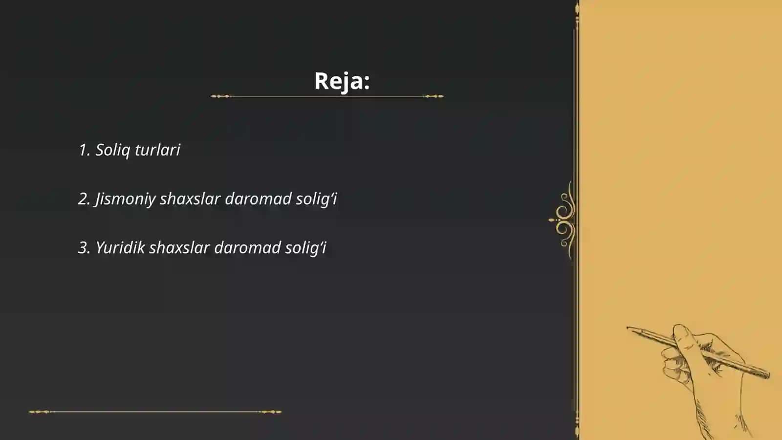 Soliq tur̆lari 2