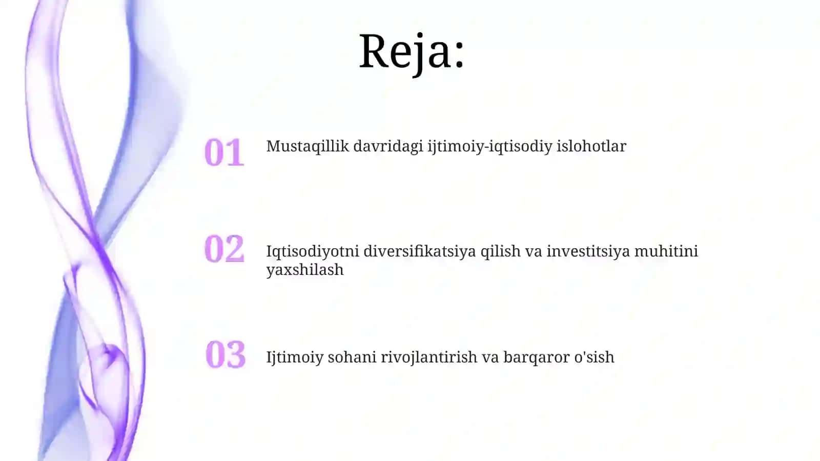 Ŏzbekiston Respublikasi ijtimoiy-iqtisodiy ŏzgarishlar 2