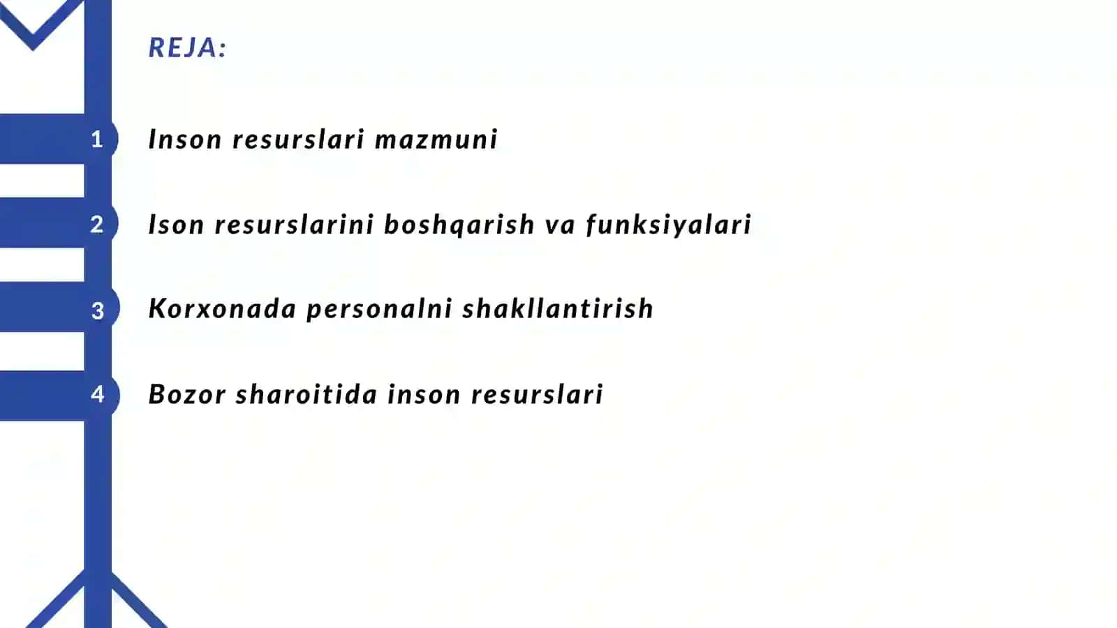 INSON RESURSLARINI BOSHQARISH TIZIMLARI 2