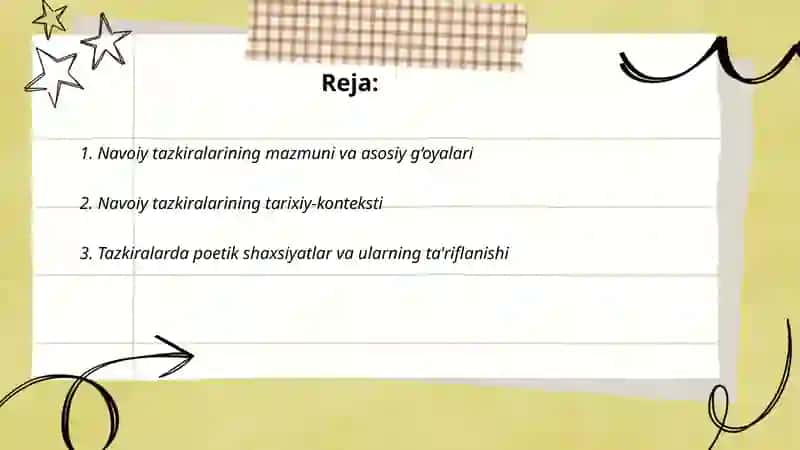 Navoiy tazkiralari 2