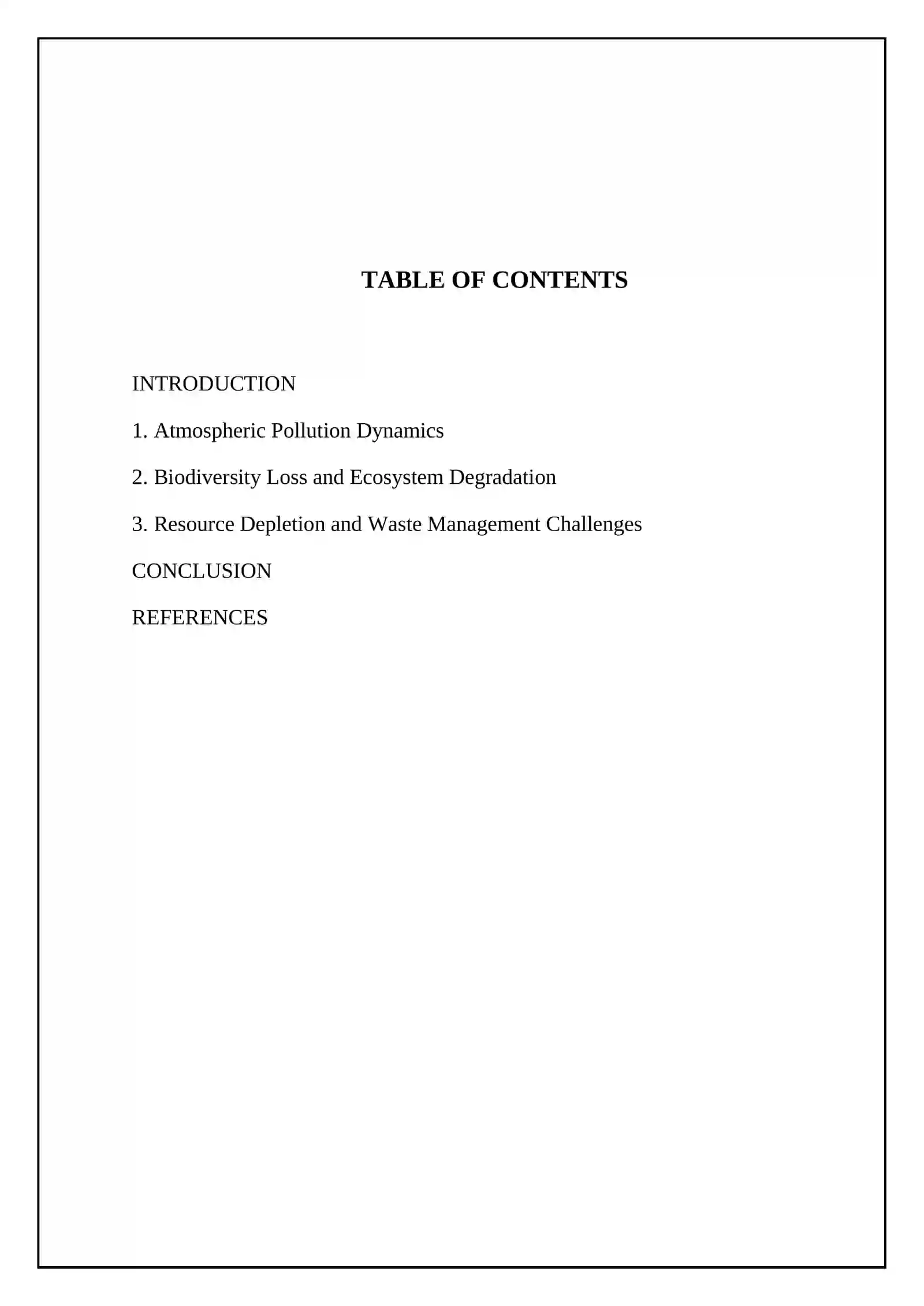 Environmental Problems 2