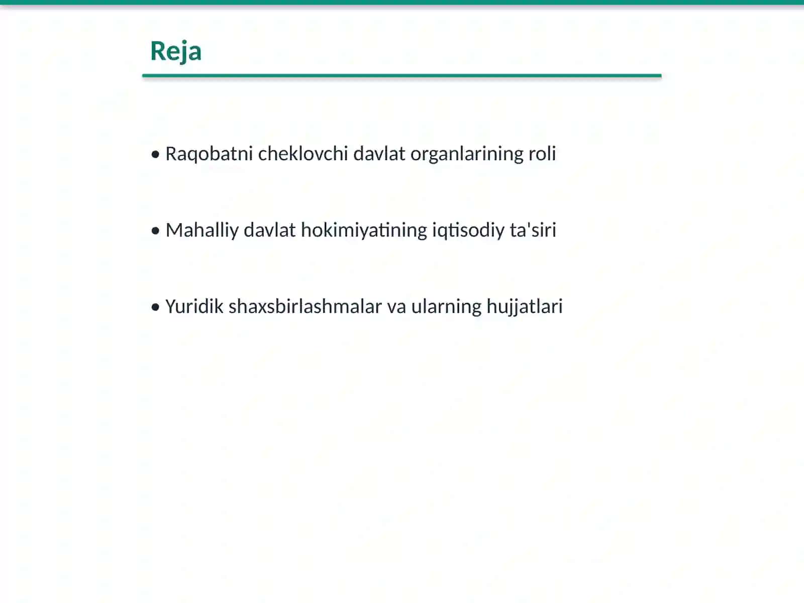 Raqobatni cheklovchi davlat organlari 2