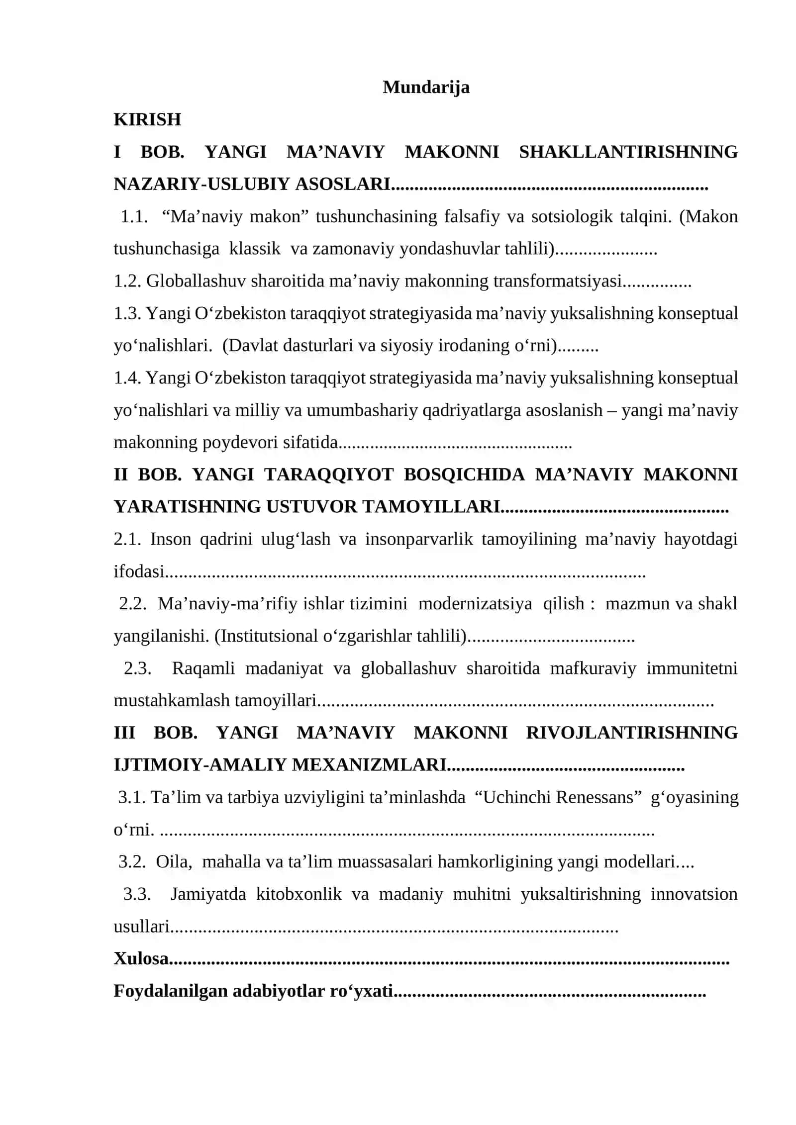 O‘zbеkistonda yangi taraqqiyot bosqichida yangi ma’naviy makonni yaratish tamoyillari 2