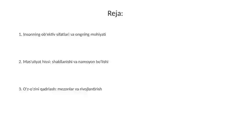 5.Shaxsgaxosbo‘lganobyektivsifatlar,onglilik,javobgarliknihisetish,o‘zqadrinibilish 2
