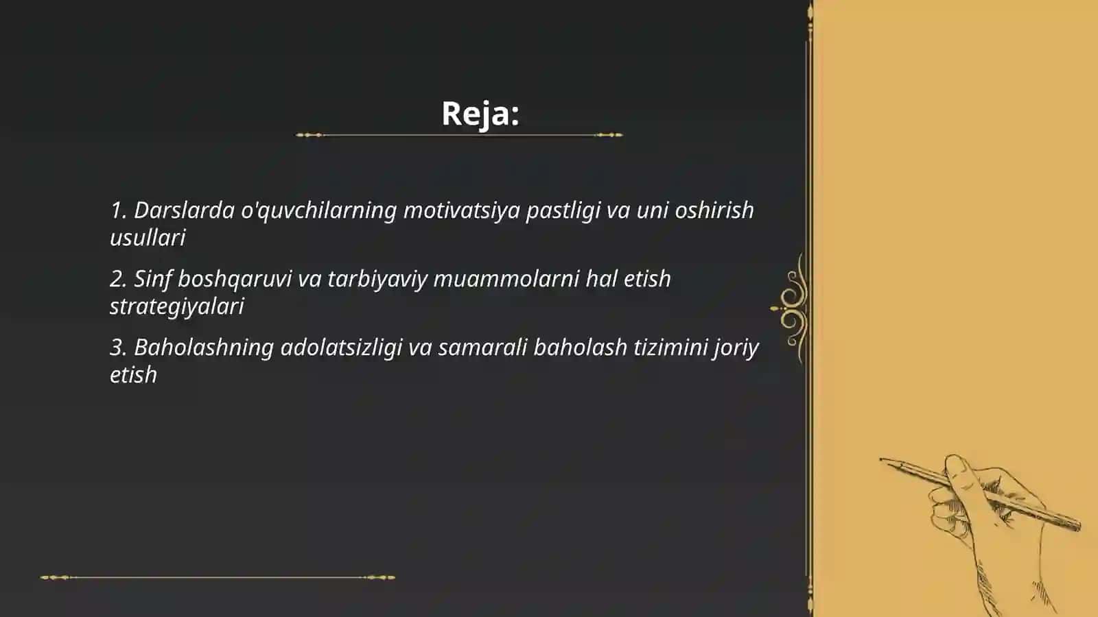 Darslarda o'quvchilarning motivatsiya pastligi va uni oshirish usullari 2