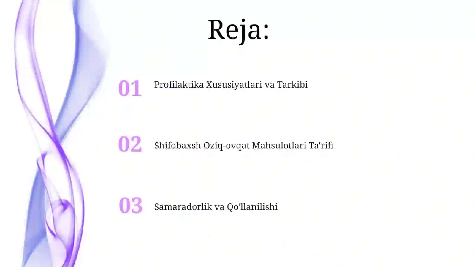 Shifobaxsh -profilaktiv oziq-ovqat mahsulotlari turlari 2