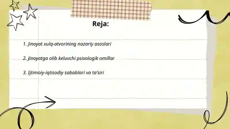 Jinoyat xulq-atvorining nazariy asoslari 2