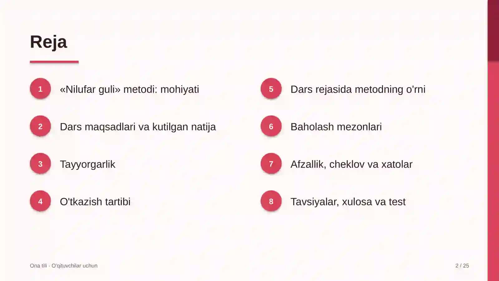 ona tili darslarida nilufar guli metodidan foydalanish 8046 2