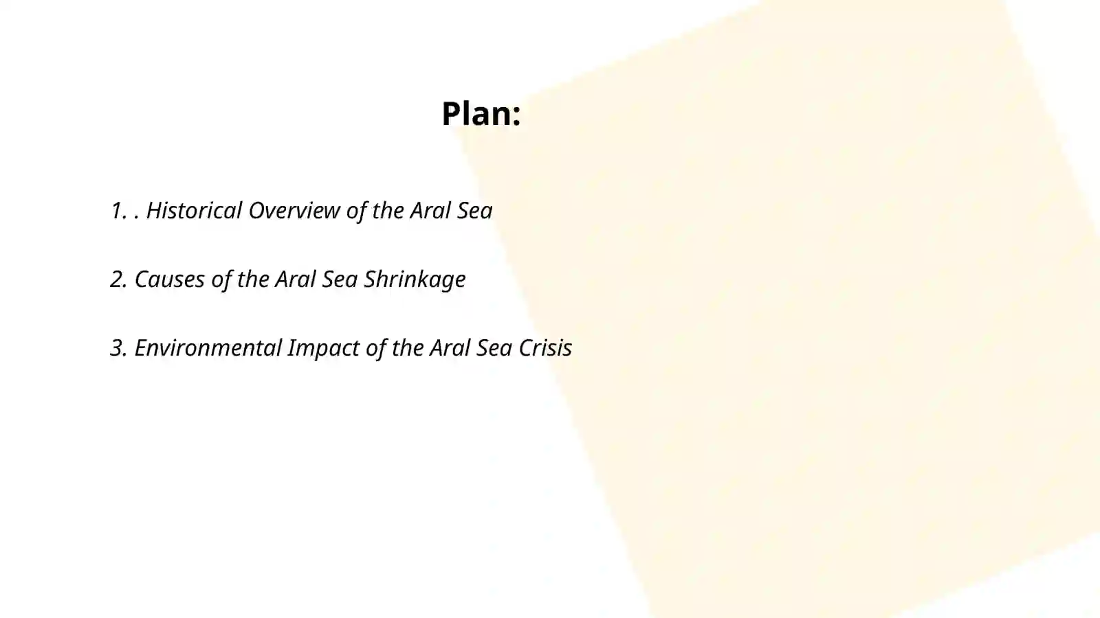 The Aral Sea 2