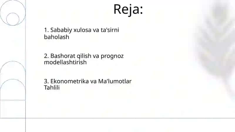 Iqtisodisodiy tadqiqot usullari va ko'nikmalari 2