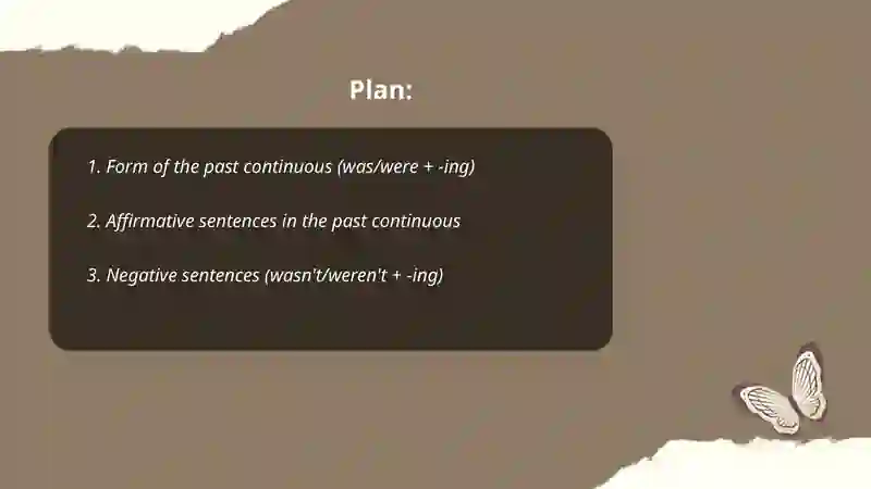 Past countinous tense 2