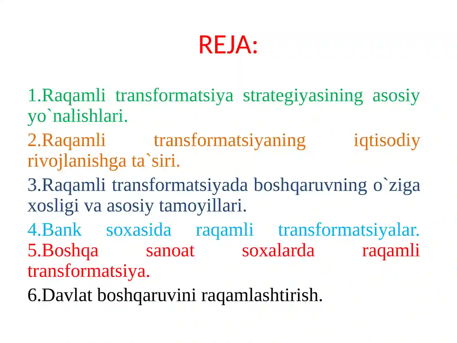Raqamli transformatsiya 2