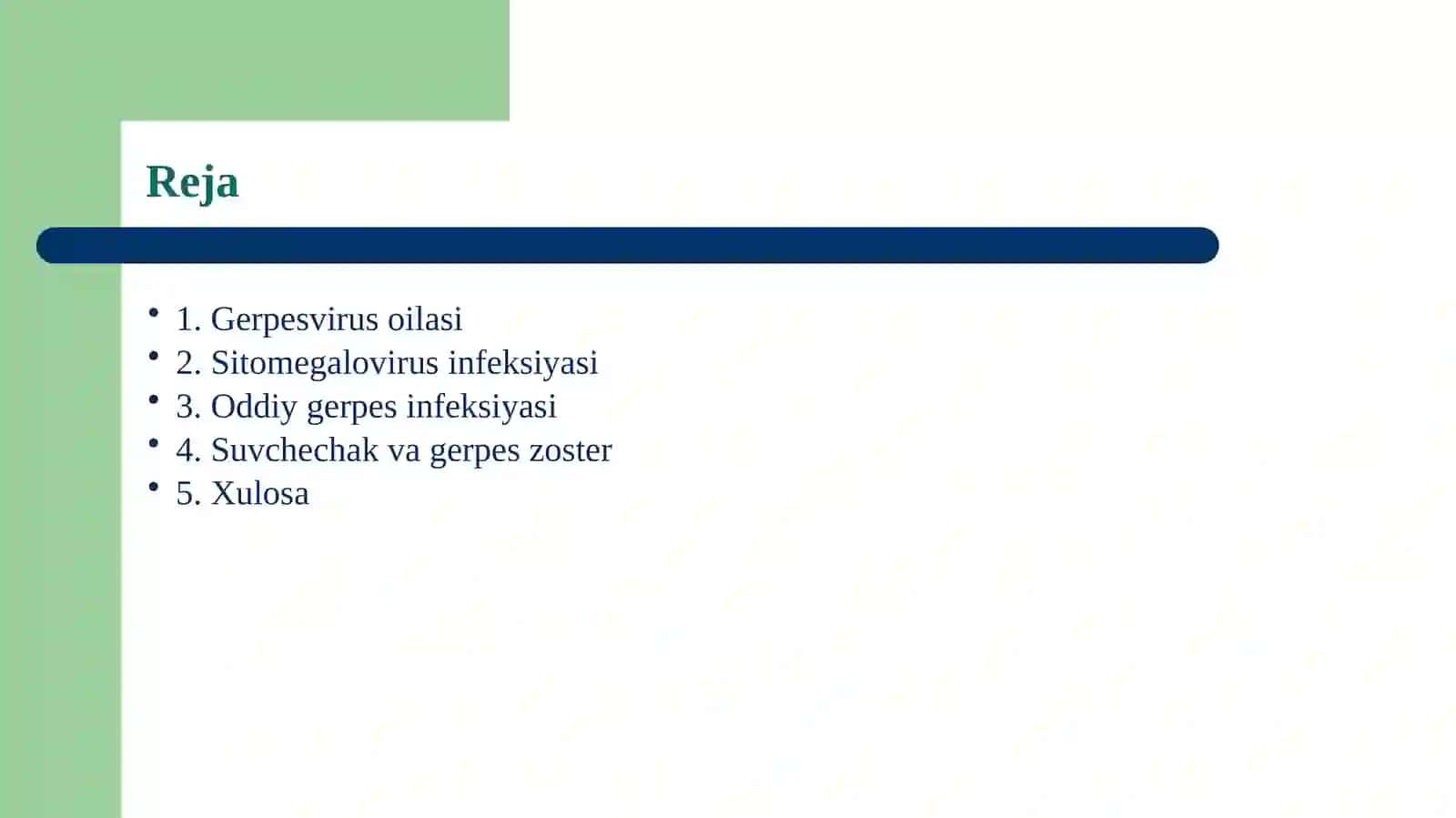 Sitomegalovirus, gerpes va suvchechak 2