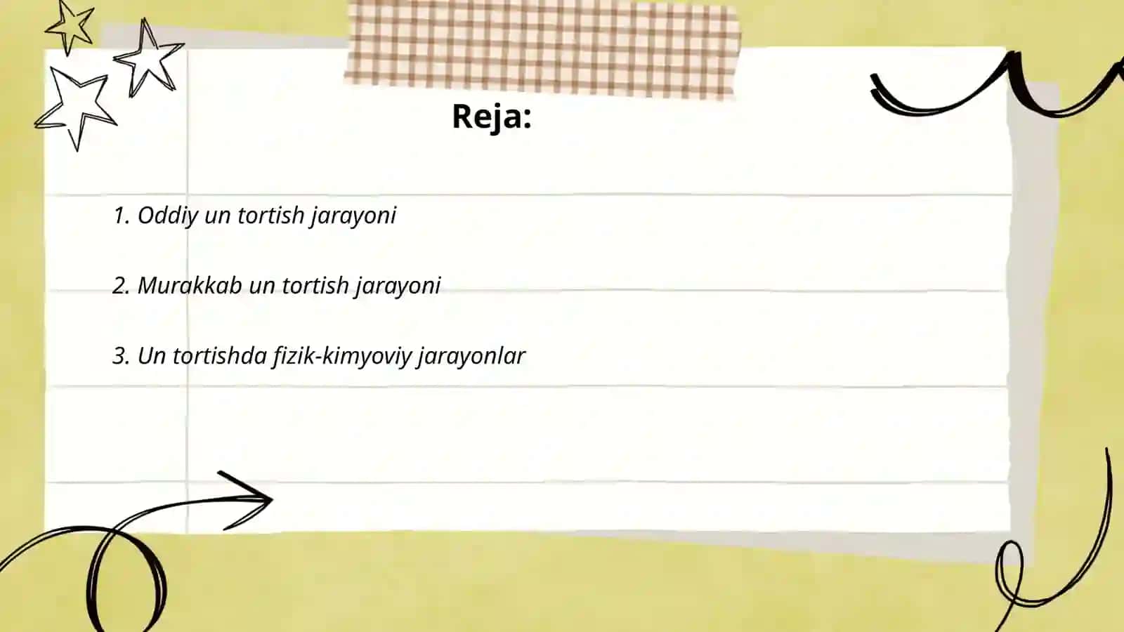 Oddiy va murakkab un tortishning nazariy asoslari 2