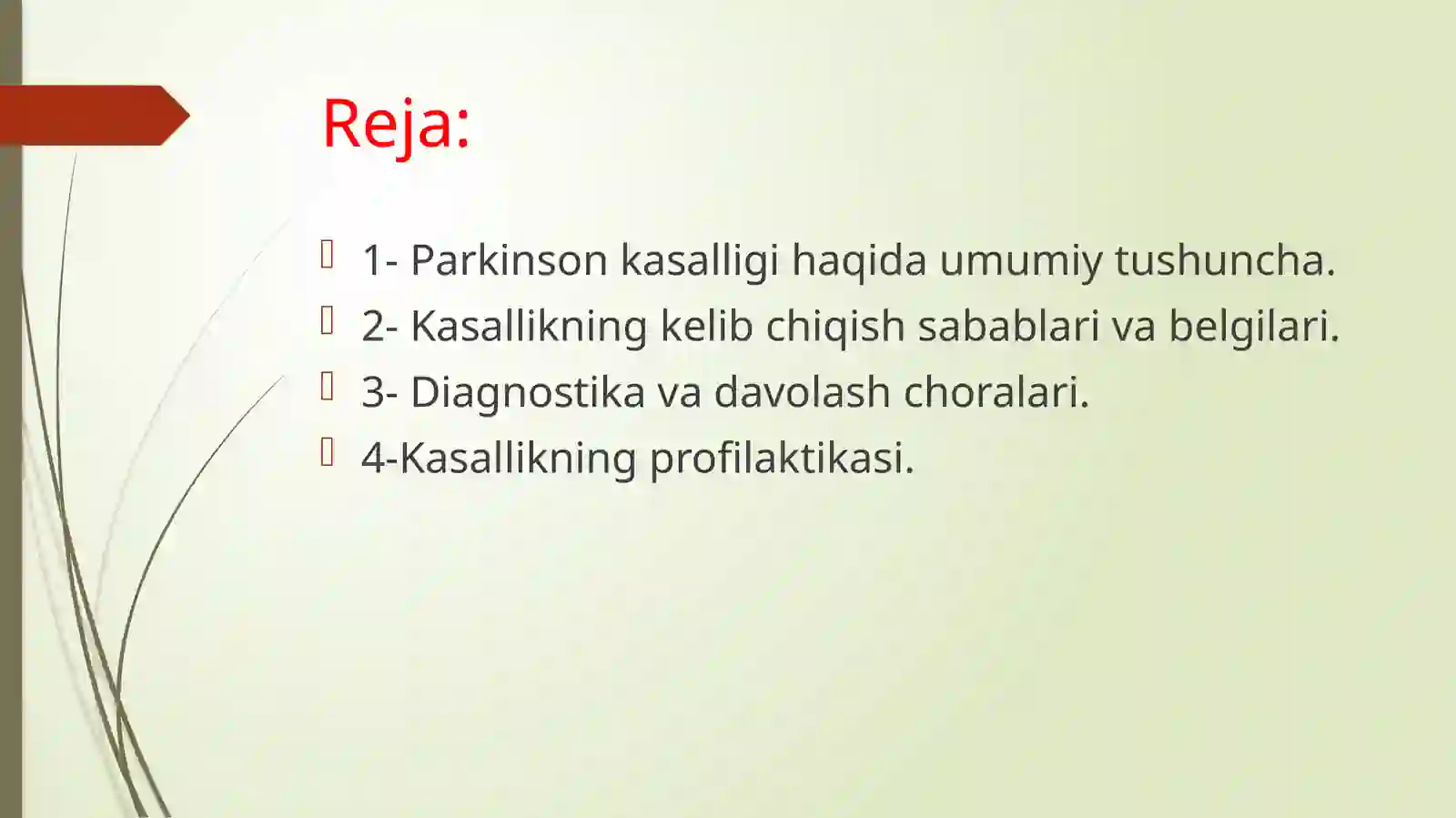 Parkinson kasalligi 2