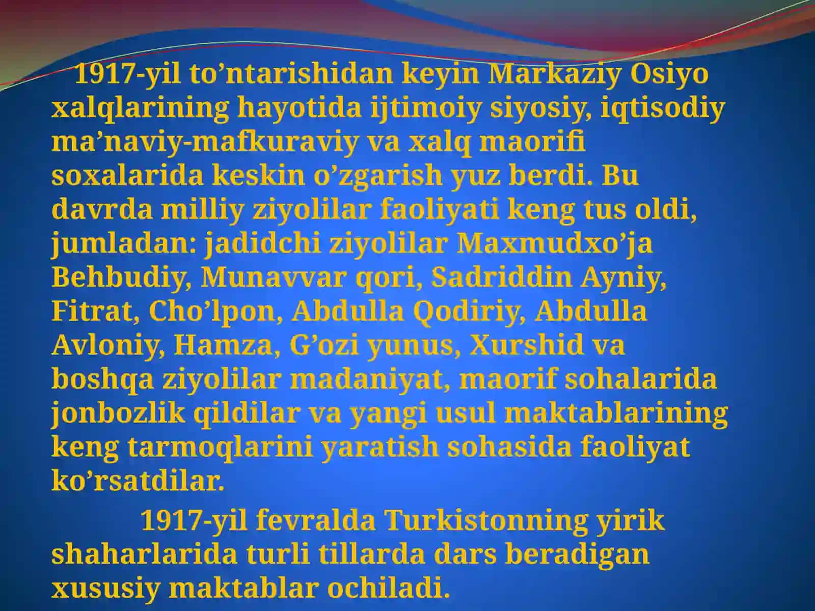 O'zbekistonda ta'lim tizimini islohoti 2