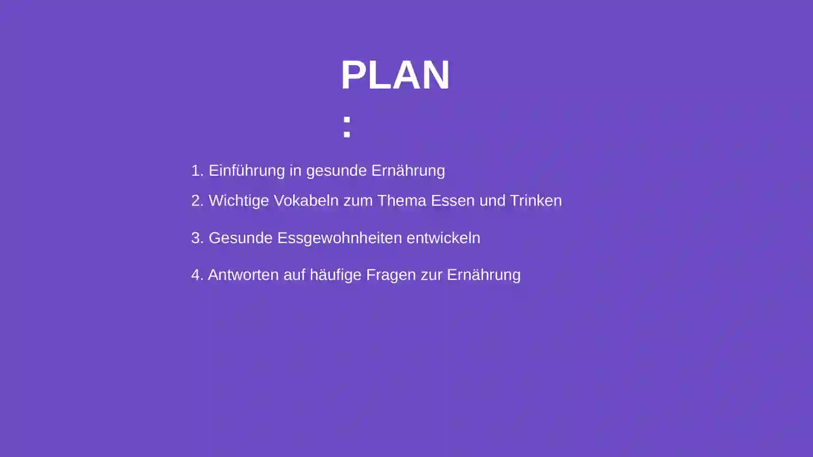 Essen und Trinken 2