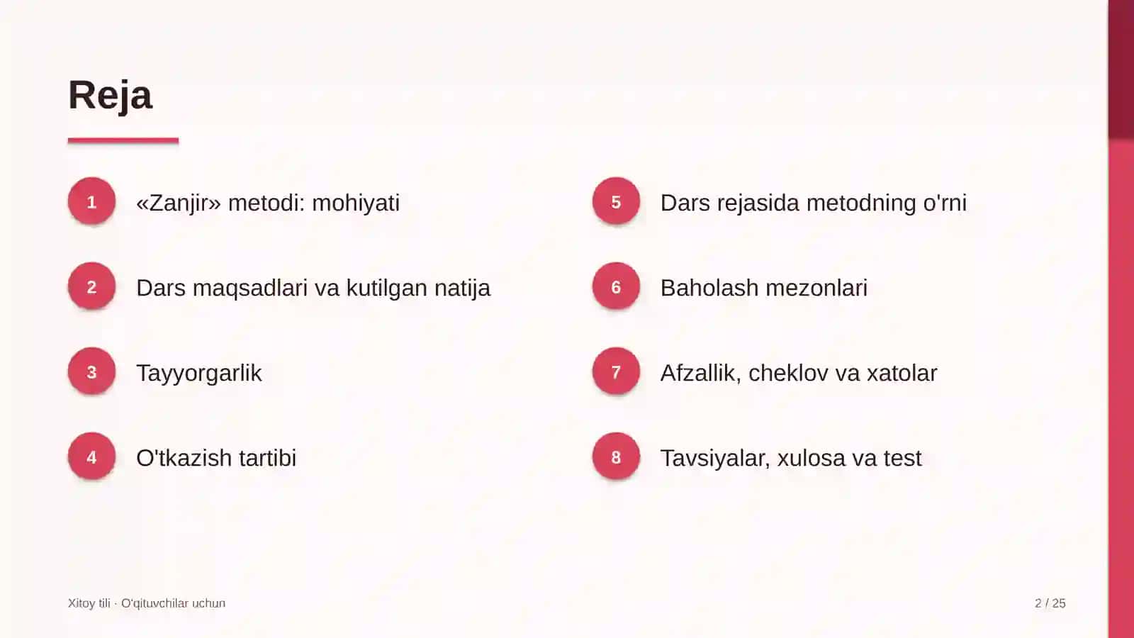 xitoy tili darslarida zanjir metodidan foydalanish 7313 2