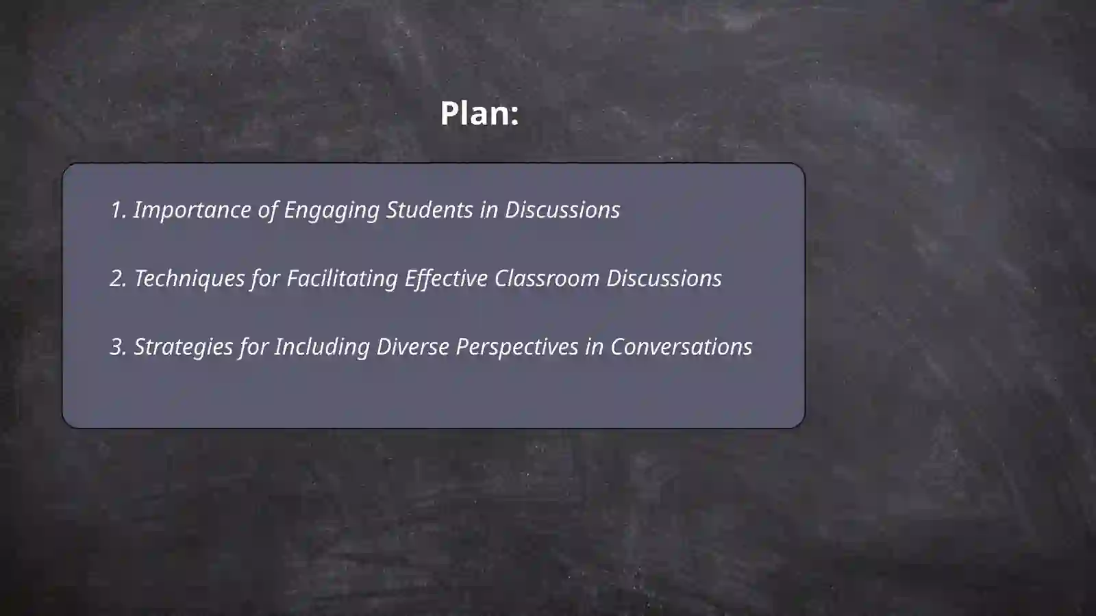 Designing discussion activities 2