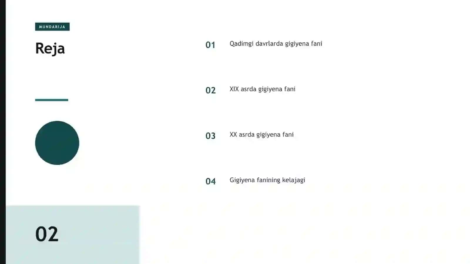 Gigiyena fanining rivojlanishi 2