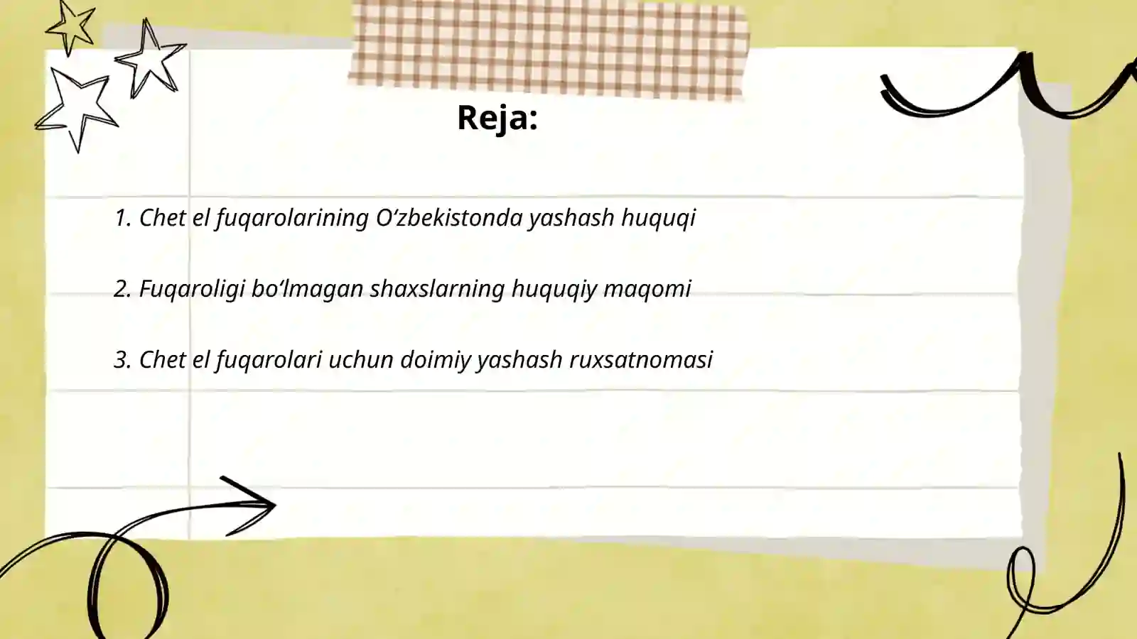 Chet el fuqarolari va fuqaroligi boʻlmagan shaxslarning huquqiy holati 2