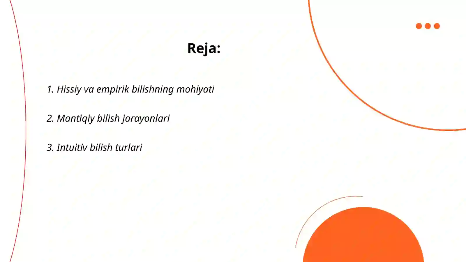 Hissiy empirik nazariy mantiqiy intuitiv bilish darajalarining oʻzaro aloqasi va farqi 2