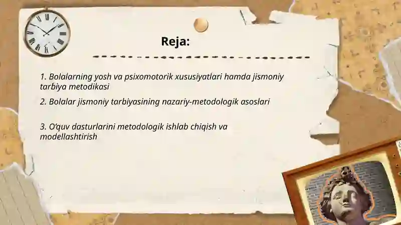 Bolalar jismoniy tarbiya fanining metodologik ilmiy-nazariy psixologik- pedagogik asoslari 2