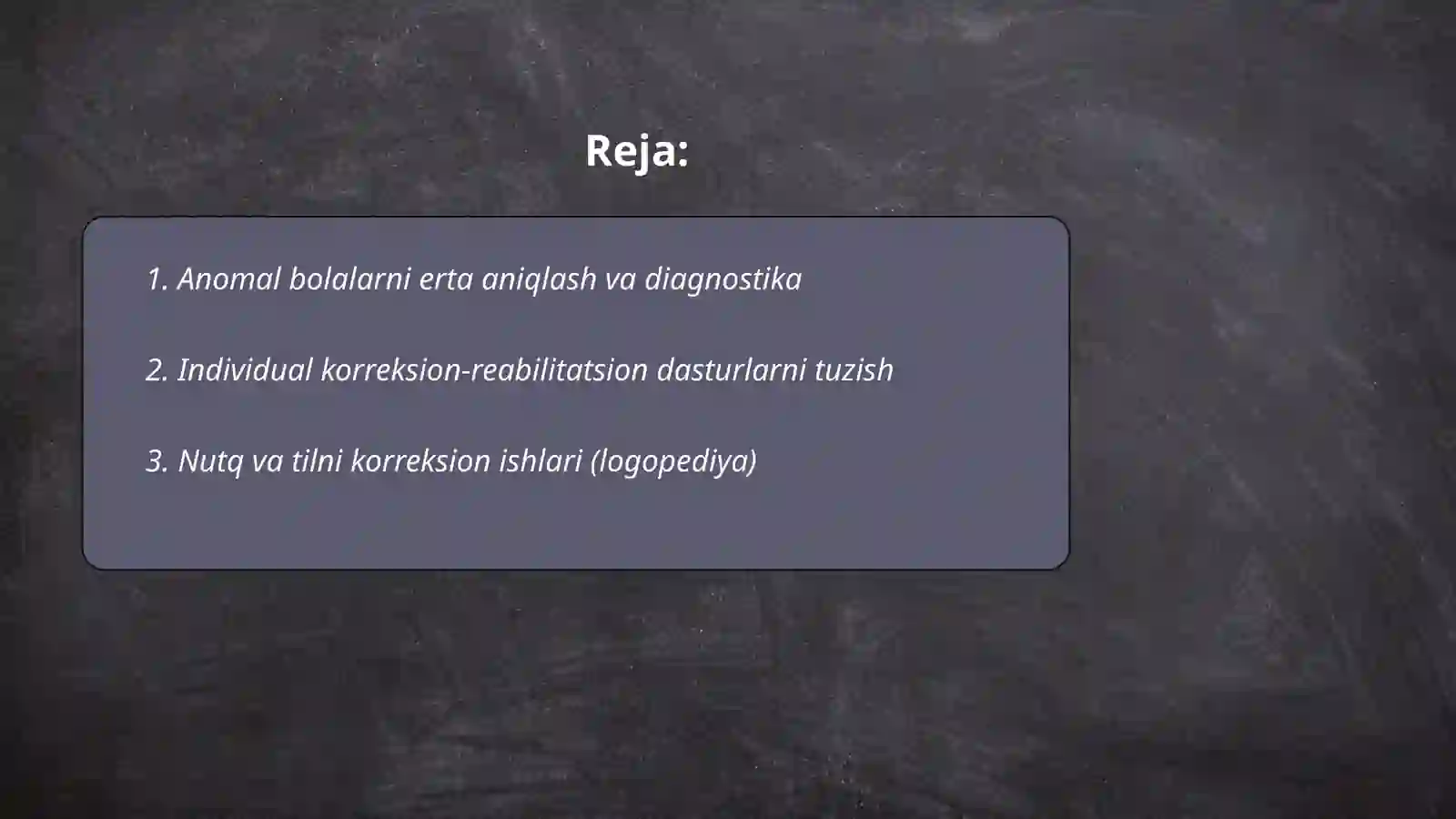 Anomal bolalar bilan olib boriladigan korreksion ishlarning asosiy yoʻnalishlari 2