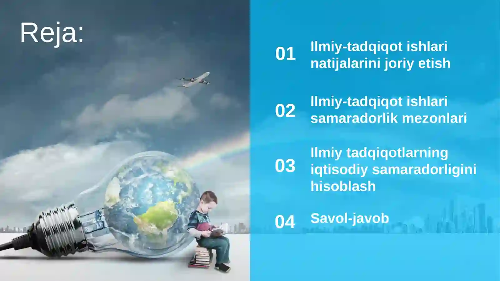 Ilmiy tadqiqotlarning amaliyotga joriy etilishi va samaradorligi 2