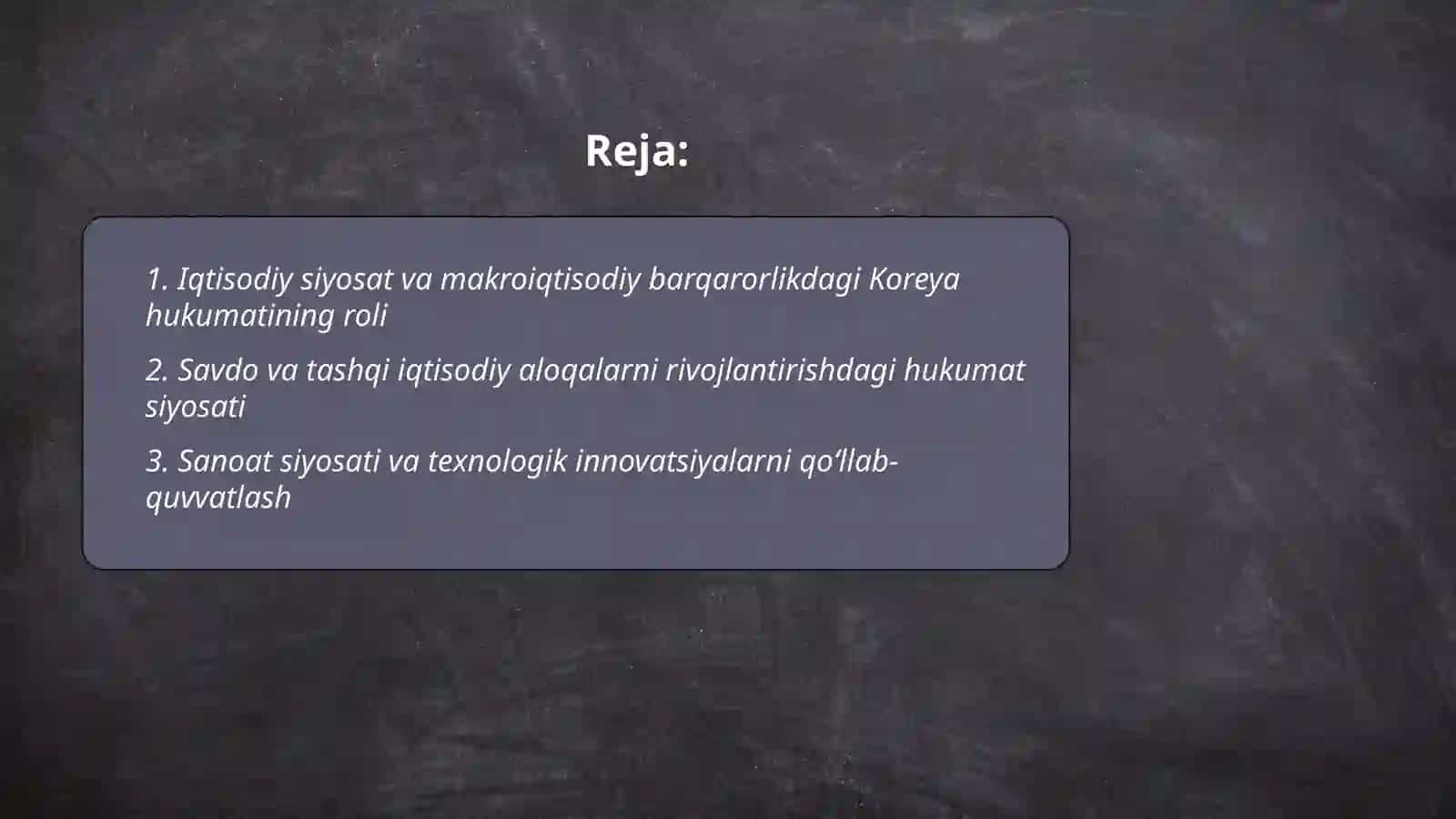 Koreya hukumatining roli 2