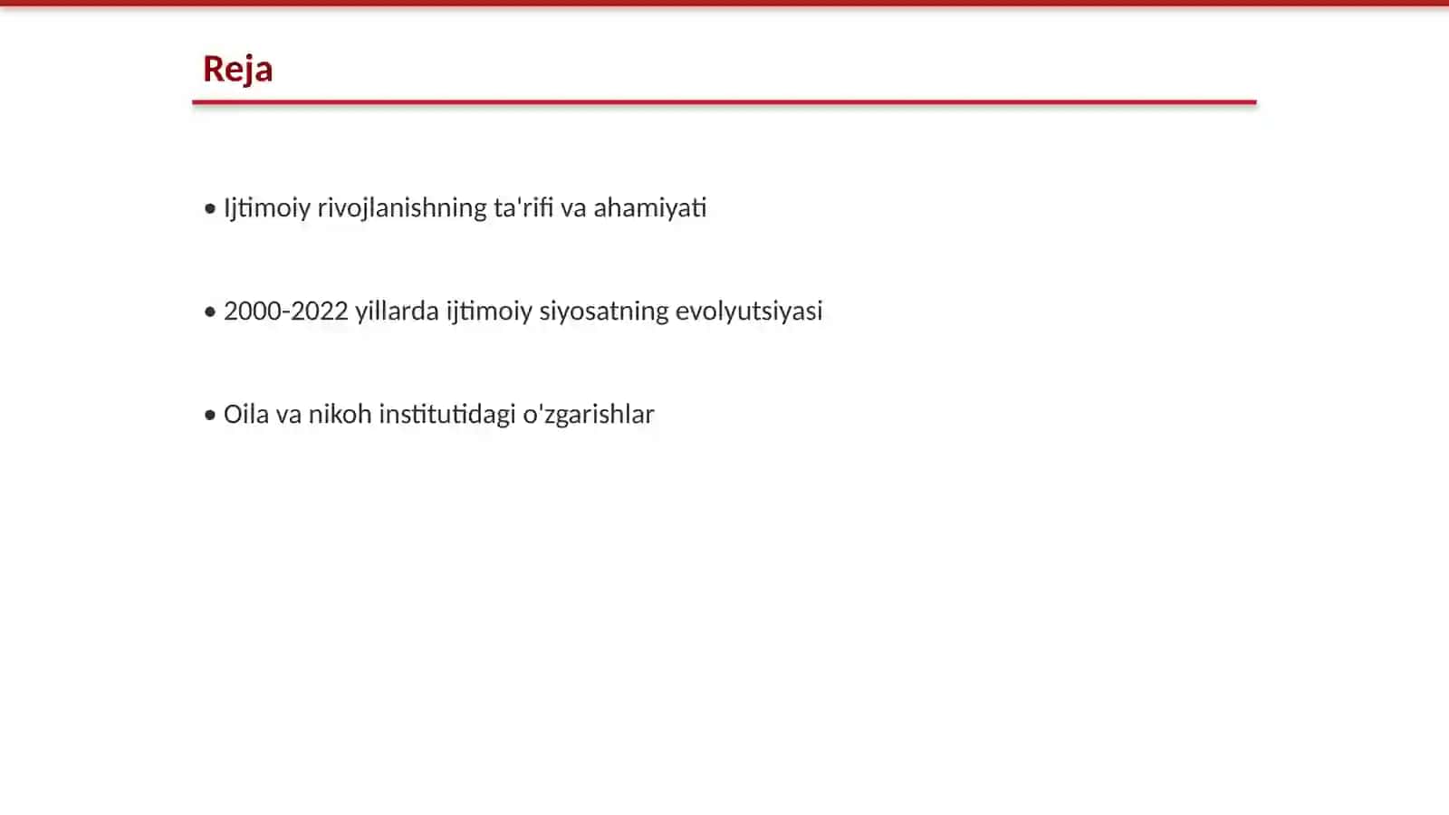2000 – 2022 yillarda mamlakatning ijtimoiy rivojlantirilshi 2