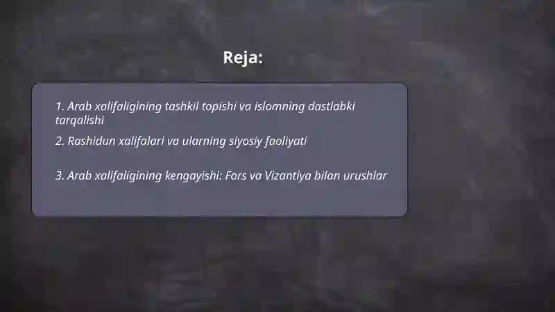 Arab xalifaligi 2