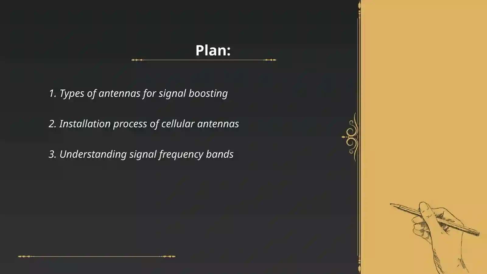 Antennalarni o'rnatish va telefonning signalini kuchaytirish 2