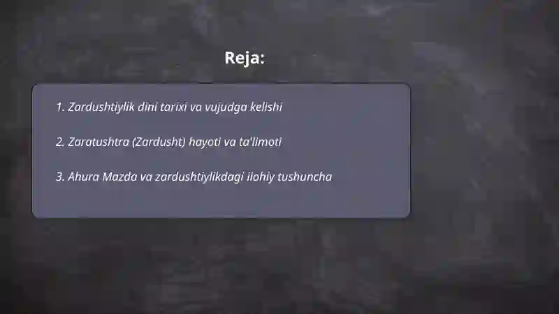 Zardushtiylik dini 2