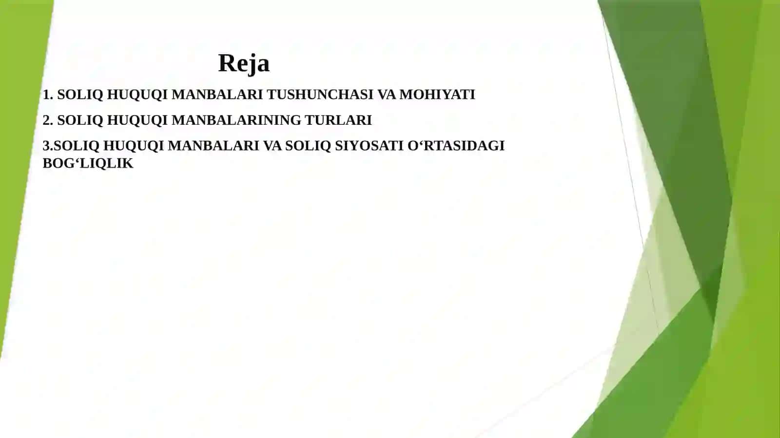 SOLIQHUQUQINING MANBALARI 2