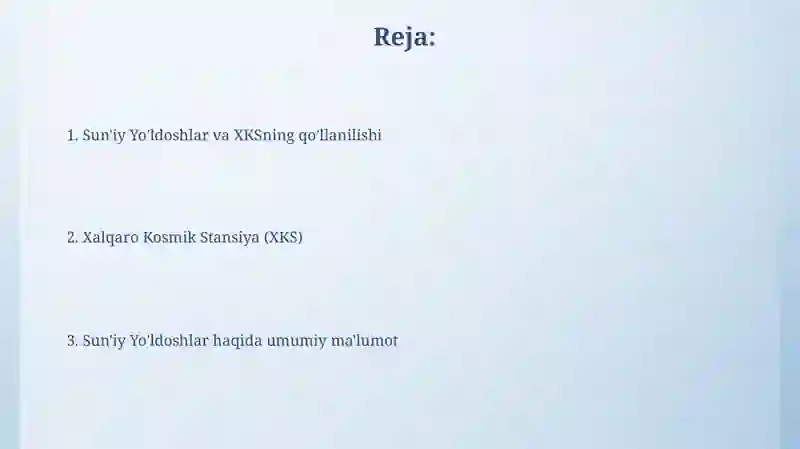 Sun'iy yòldoshlar va XKS (xalqaro kosmik stansiya) 2