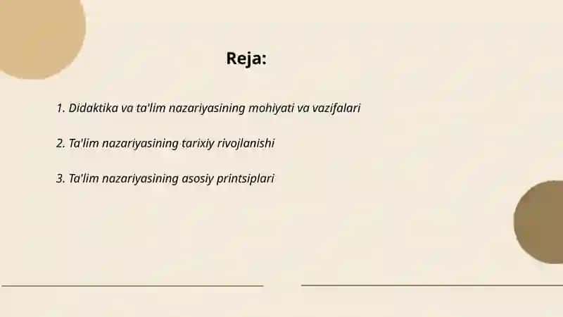 Didaktika talim nazariyasi 2