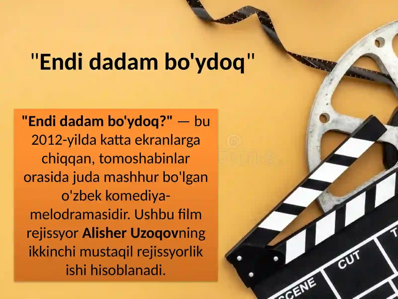 «ENDI DADAM BO'YDOQ» 2