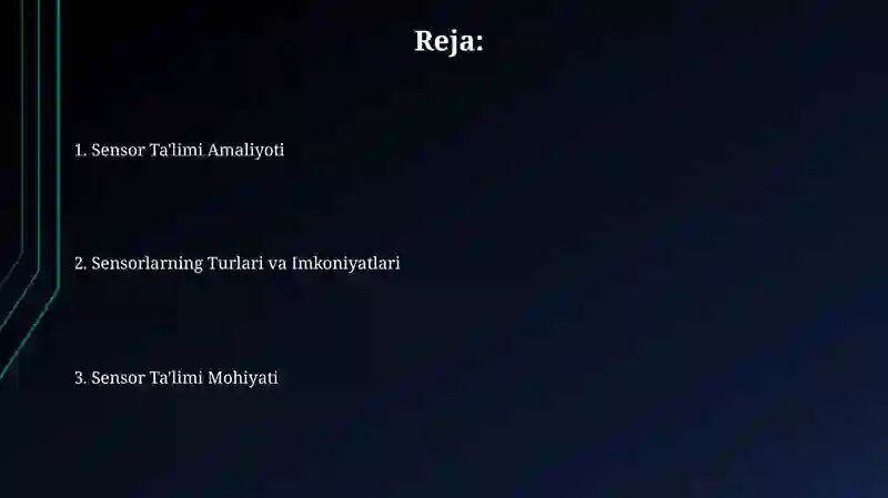 Sensor Ta'limi va STEM ta'limi 2