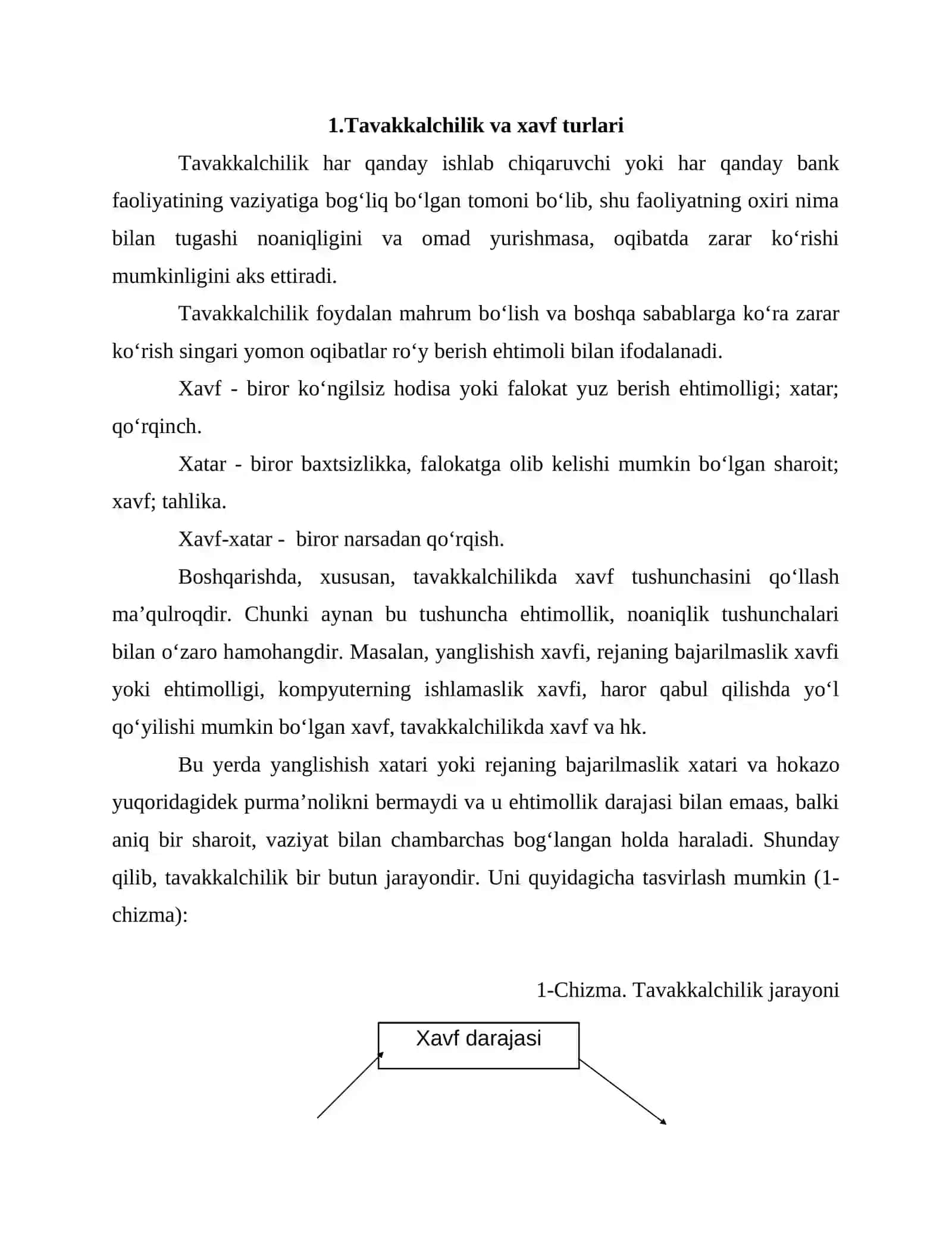 Tadbirkorlik tavakkalchiligi 2