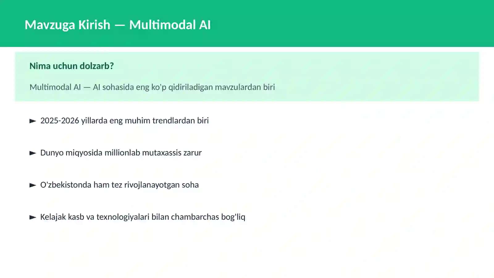 Multimodal AI 3