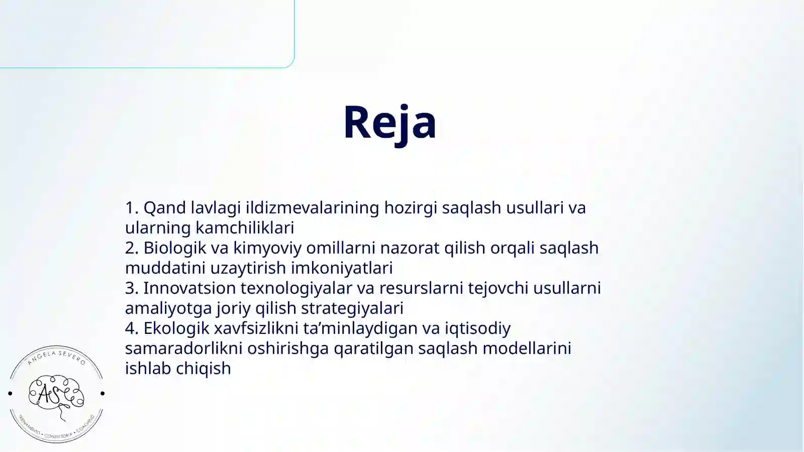 QAND LAVLAGI ILDIZMEVALARINI SAQLASHNING ISTIQBOLLI VA RESURS TEJAMKOR USULLARI 2