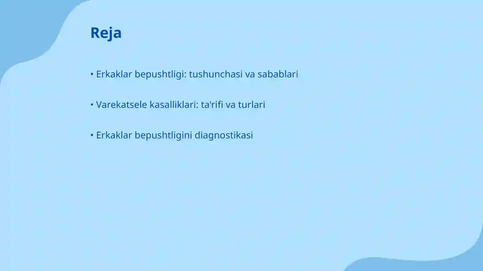 Erkaklar bepushtligi va varekatsele kasaliklari kengaytirilgan xolda pdf qilish 2