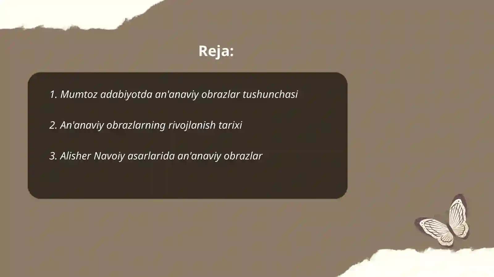 Òzbek mumtoz adabiyotida ananaviy obrazlar genezisi va rivojlanishi shakllari 2